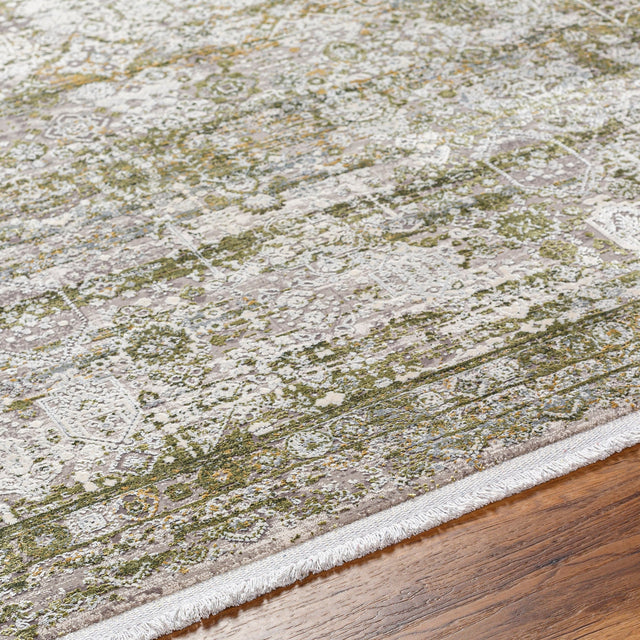 Surya Solar Sor-2325 Olive, Off-White, Taupe, Light Gray Rug.