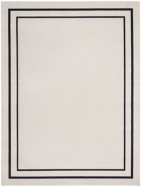 Nourison Nourison Essentials Nre02 Ivory/Black Area Rug