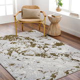 Surya Sunrise Sri-2302 Light Grey, Sage, Nickel Rug.