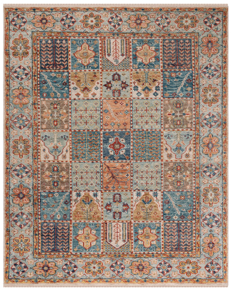 Safavieh Samarkand Srk124P Blue/Rust Rug.