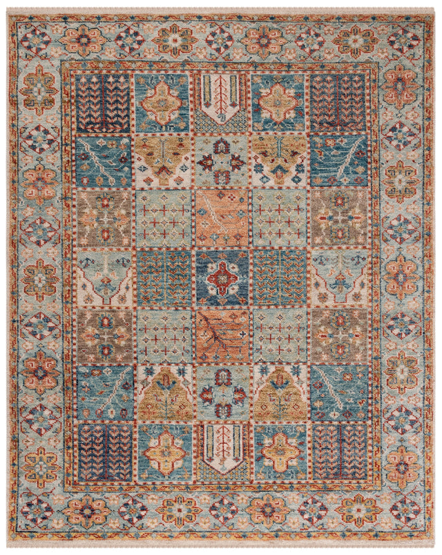 Safavieh Samarkand Srk124P Blue/Rust Rug.