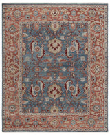 Safavieh Samarkand Srk128K Turquoise/Rust Rug.