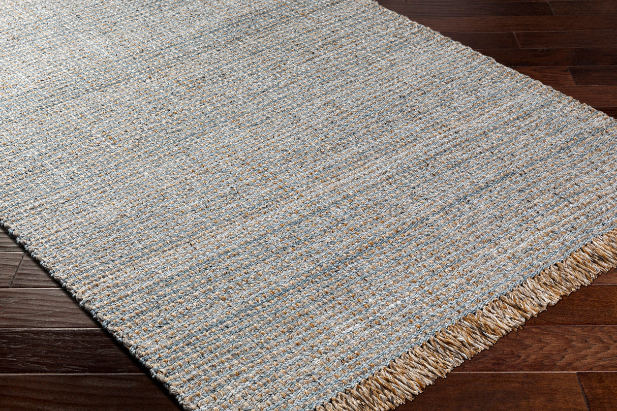 Surya Sara Sru-2305 Pewter, Sage, Slate Grey Taupe, Nickel Rug.