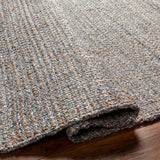 Surya Sara Sru-2305 Pewter, Sage, Slate Grey Taupe, Nickel Rug.