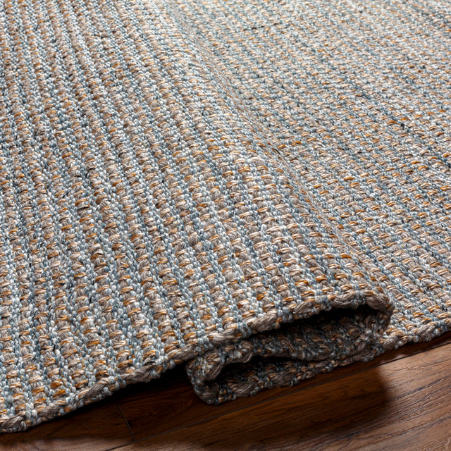Surya Sara Sru-2305 Pewter, Sage, Slate Grey Taupe, Nickel Rug.
