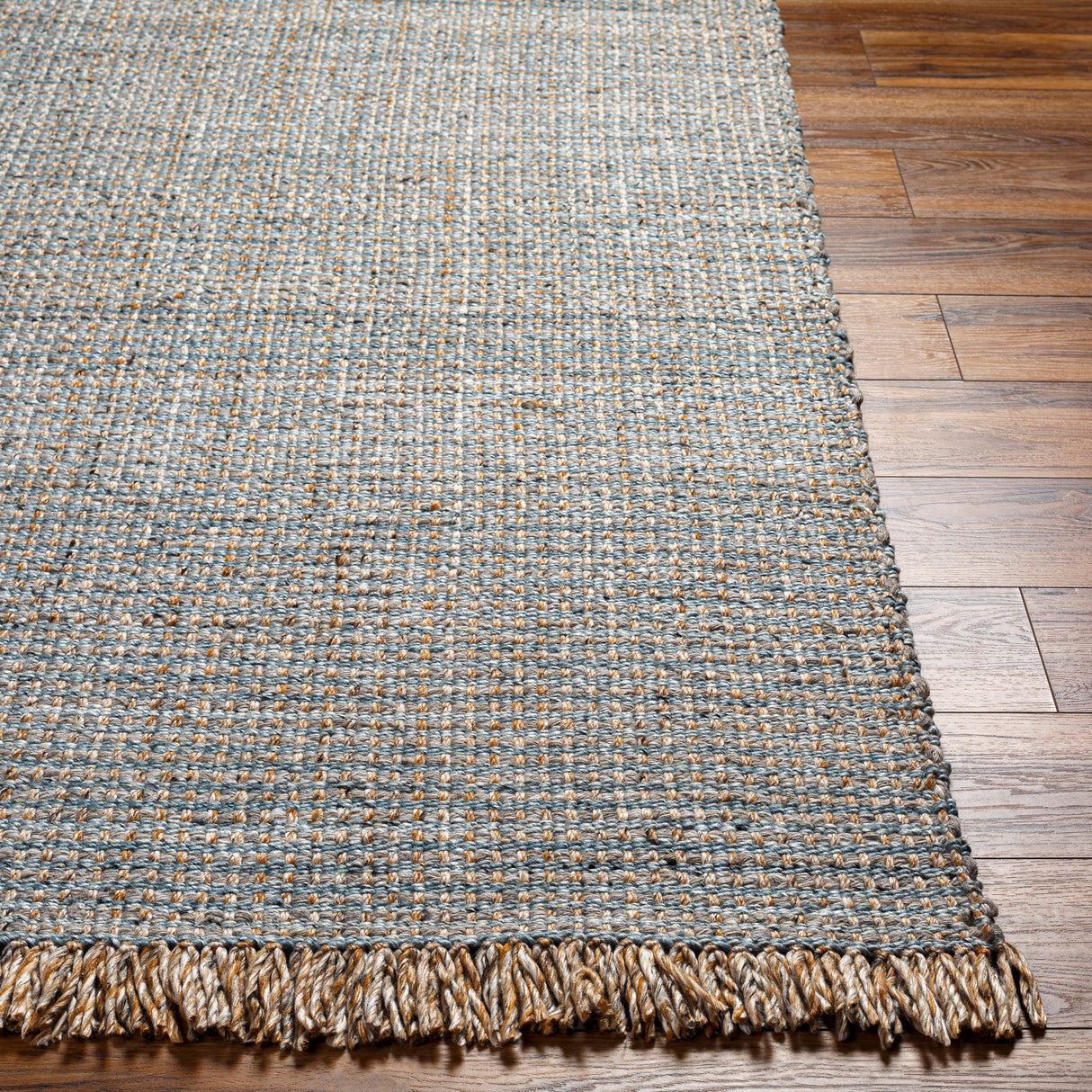 Surya Sara Sru-2305 Pewter, Sage, Slate Grey Taupe, Nickel Rug.