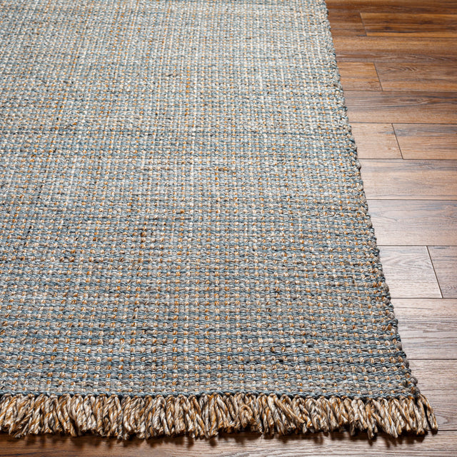 Surya Sara Sru-2305 Pewter, Sage, Slate Grey Taupe, Nickel Rug.
