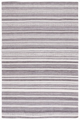Safavieh Striped Kilim Stk427F Grey/Ivory Rug.
