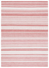 Safavieh Striped Kilim Stk430U Pink/Ivory Rug.