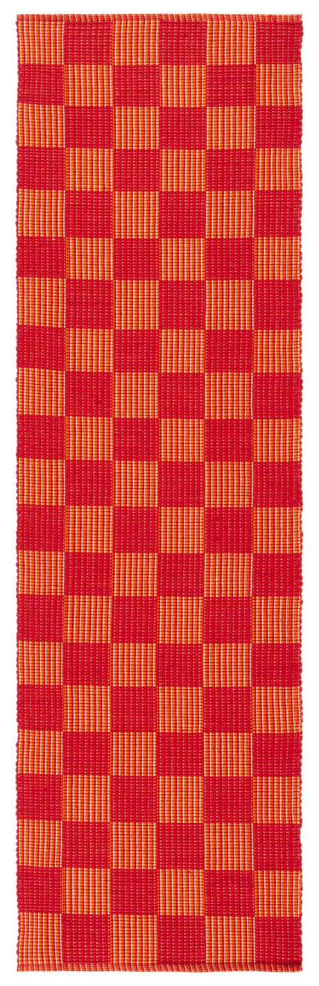 Safavieh Striped Kilim Stk801Q Red/Rust Rug.