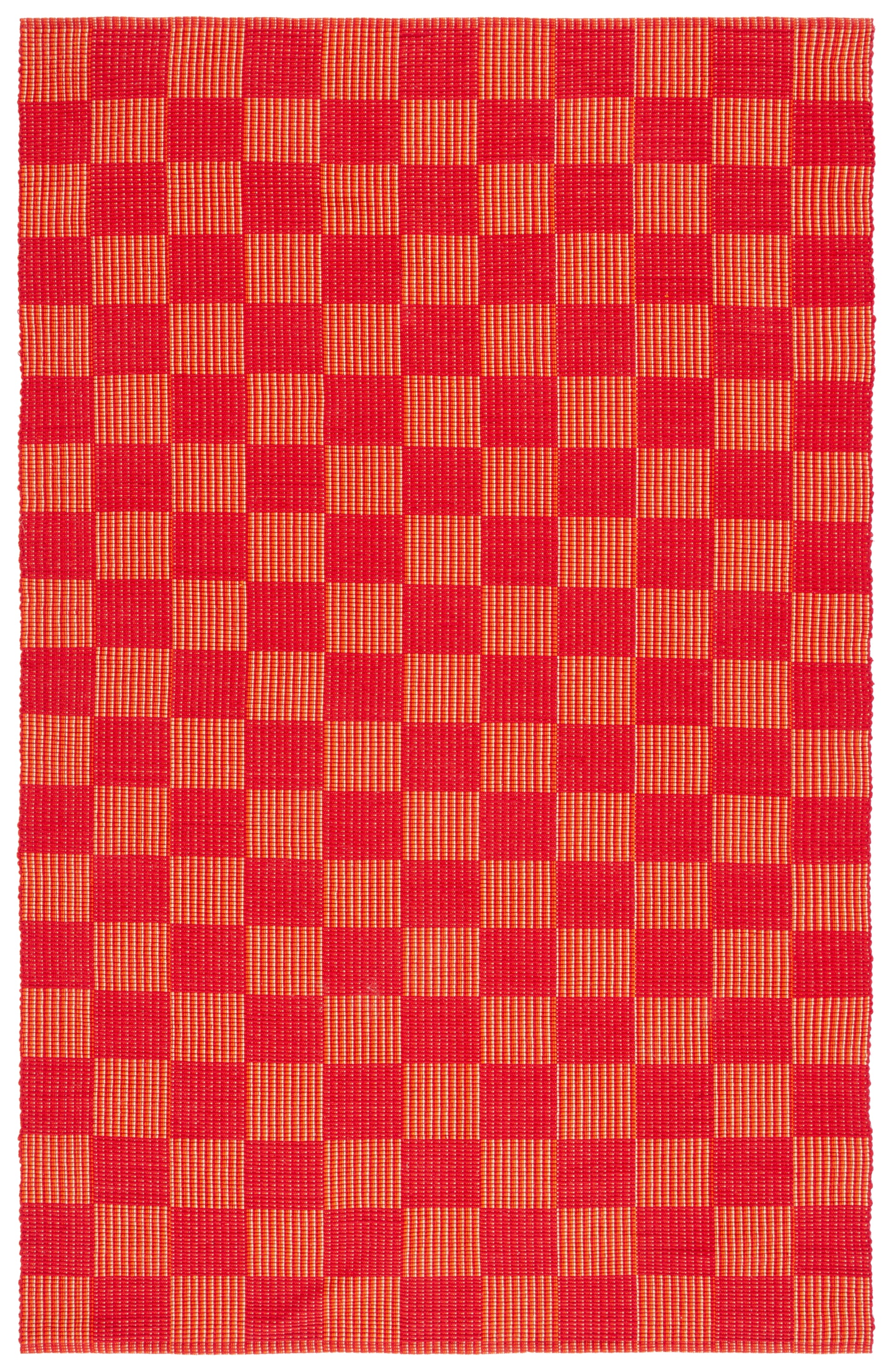 Safavieh Striped Kilim Stk801Q Red/Rust Area Rug