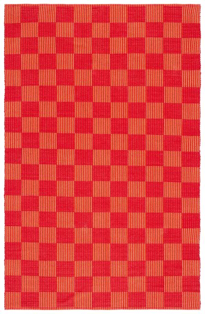 Safavieh Striped Kilim Stk801Q Red/Rust Area Rug