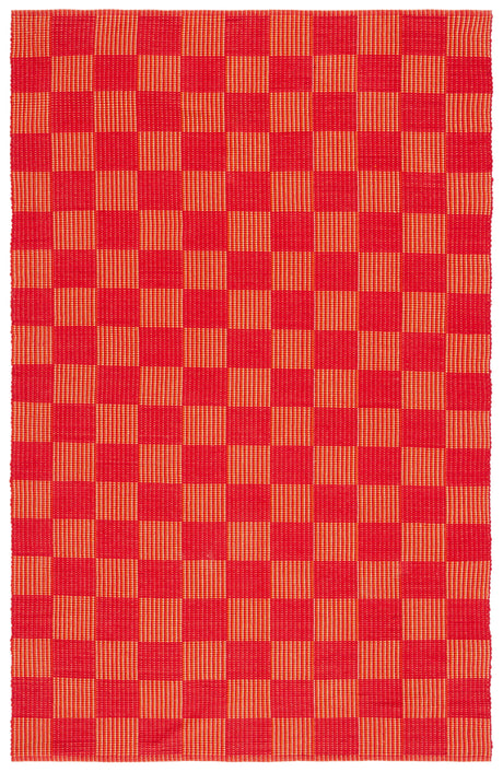 Safavieh Striped Kilim Stk801Q Red/Rust Rug.