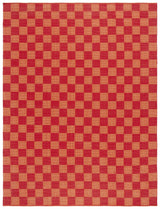 Safavieh Striped Kilim Stk801Q Red/Rust Rug.