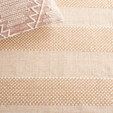 Safavieh Striped Kilim Stk802D Ivory/Gold Rug.