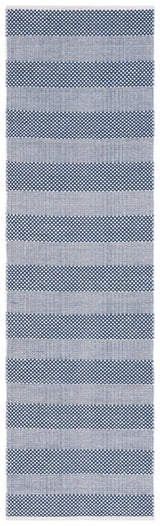 Safavieh Striped Kilim Stk802M Ivory/Blue Rug.