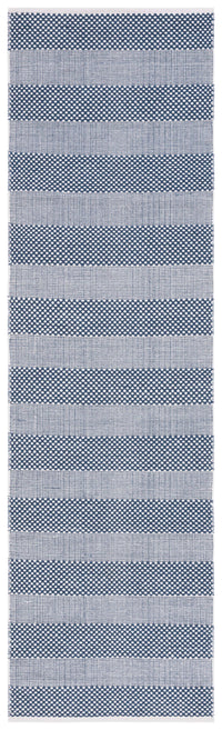 Safavieh Striped Kilim Stk802M Ivory/Blue Area Rug