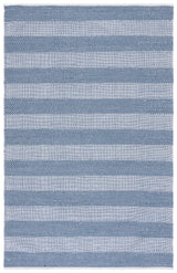 Safavieh Striped Kilim Stk802M Ivory/Blue Rug.