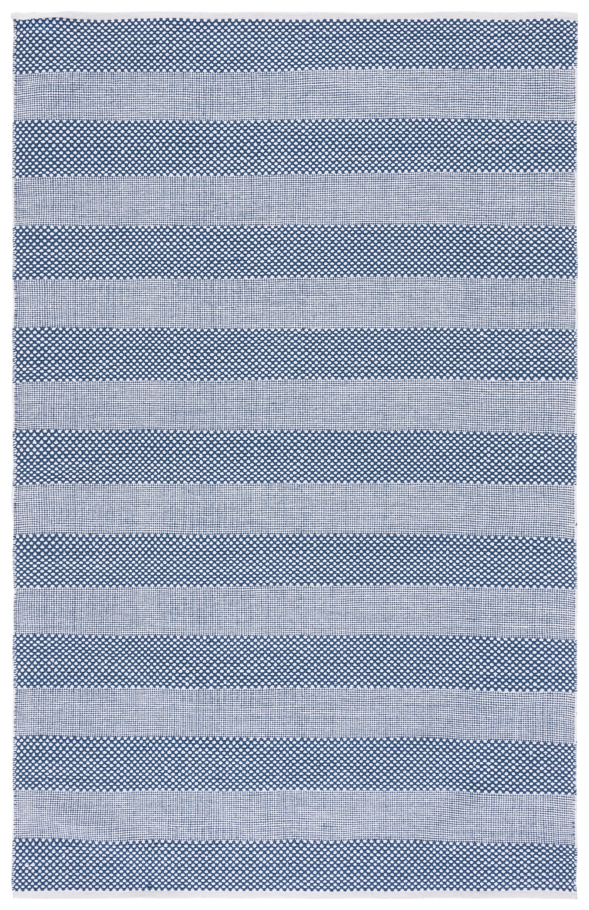 Safavieh Striped Kilim Stk802M Ivory/Blue Area Rug