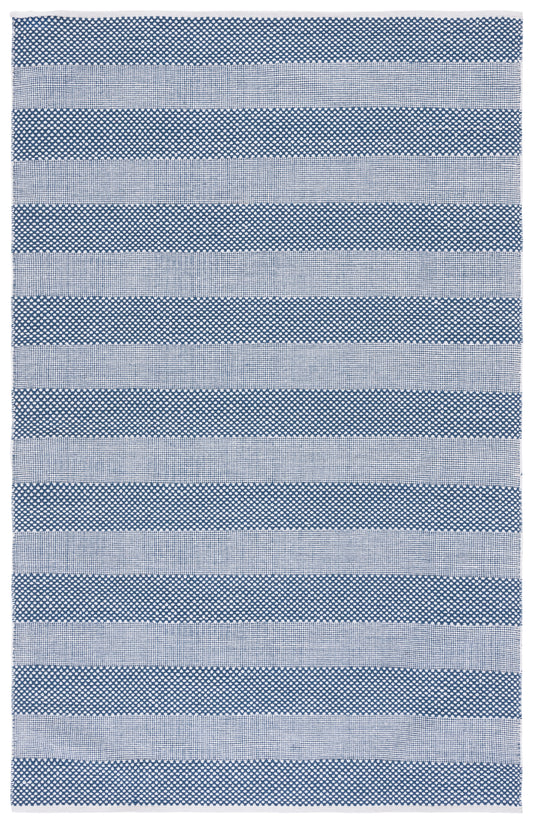 Safavieh Striped Kilim Stk802M Ivory/Blue Area Rug