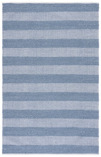 Safavieh Striped Kilim Stk802M Ivory/Blue Area Rug