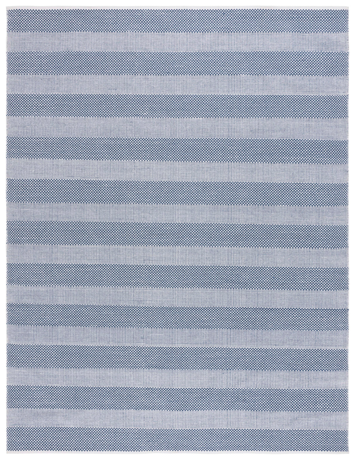 Safavieh Striped Kilim Stk802M Ivory/Blue Rug.