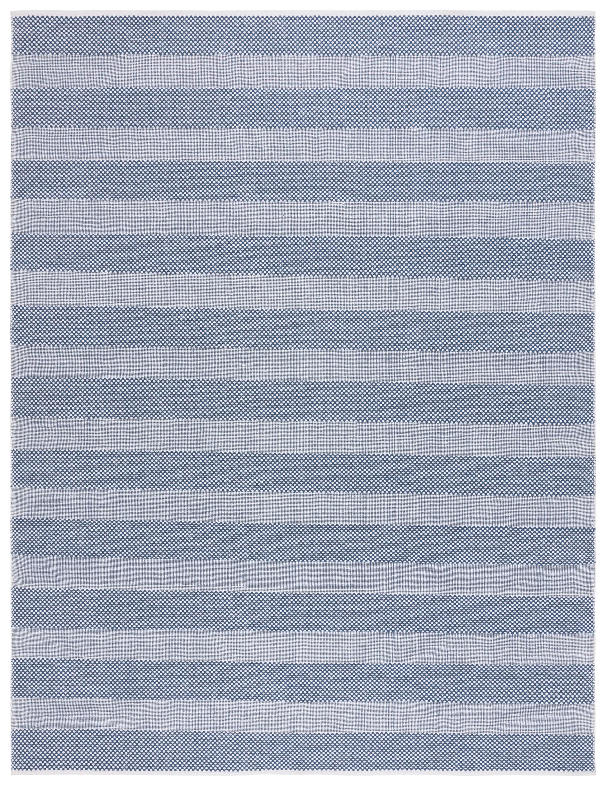 Safavieh Striped Kilim Stk802M Ivory/Blue Area Rug