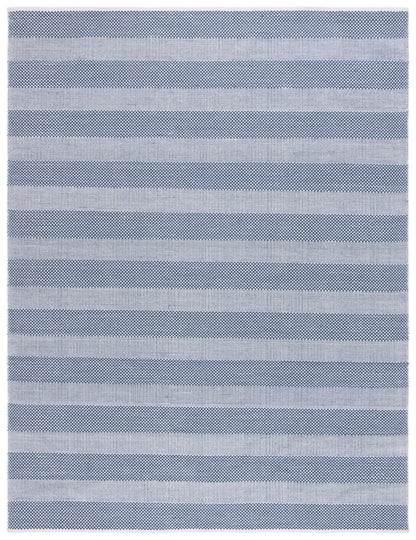 Safavieh Striped Kilim Stk802M Ivory/Blue Area Rug