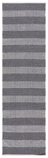 Safavieh Striped Kilim Stk802Z Ivory/Black Rug.
