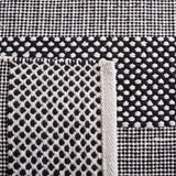 Safavieh Striped Kilim Stk802Z Ivory/Black Rug.