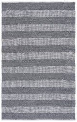 Safavieh Striped Kilim Stk802Z Ivory/Black Rug.