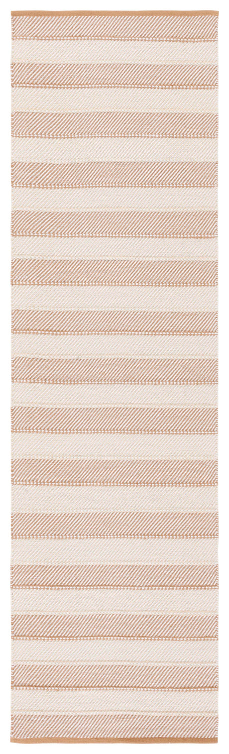 Safavieh Striped Kilim Stk803B Beige/Gold Rug.