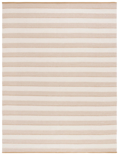 Safavieh Striped Kilim Stk803B Beige/Gold Rug.
