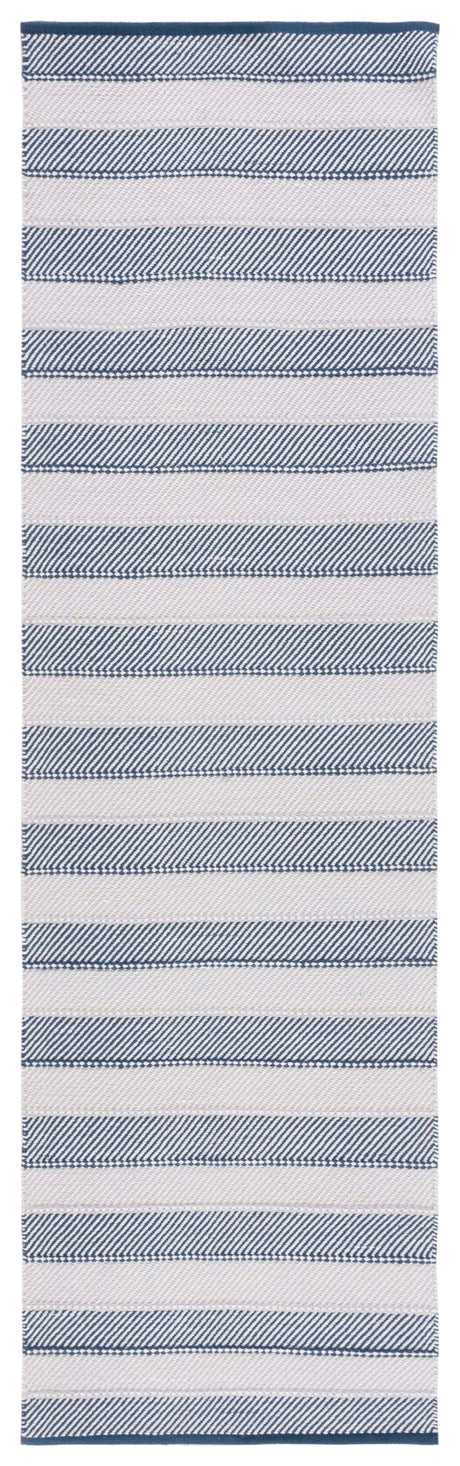 Safavieh Striped Kilim Stk803F Grey/Blue Rug.