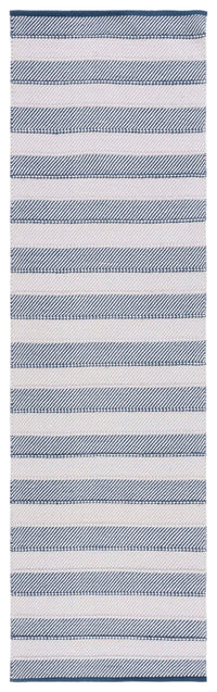 Safavieh Striped Kilim Stk803F Grey/Blue Area Rug