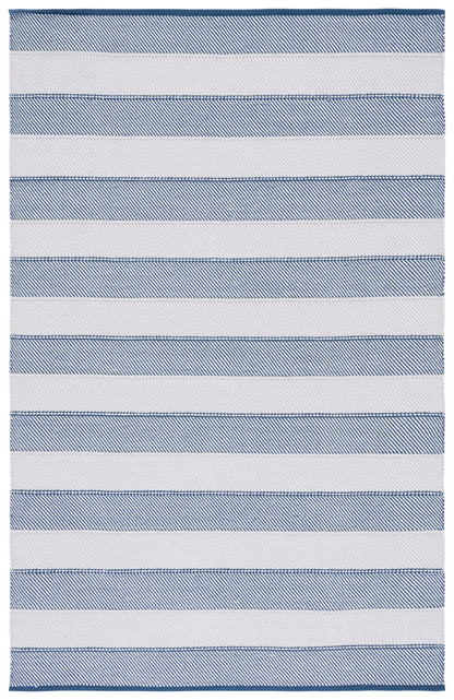 Safavieh Striped Kilim Stk803F Grey/Blue Area Rug