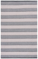 Safavieh Striped Kilim Stk803Z Ivory/Black Rug.
