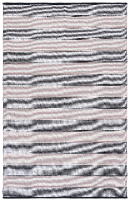 Safavieh Striped Kilim Stk803Z Ivory/Black Area Rug