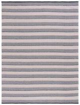 Safavieh Striped Kilim Stk803Z Ivory/Black Rug.