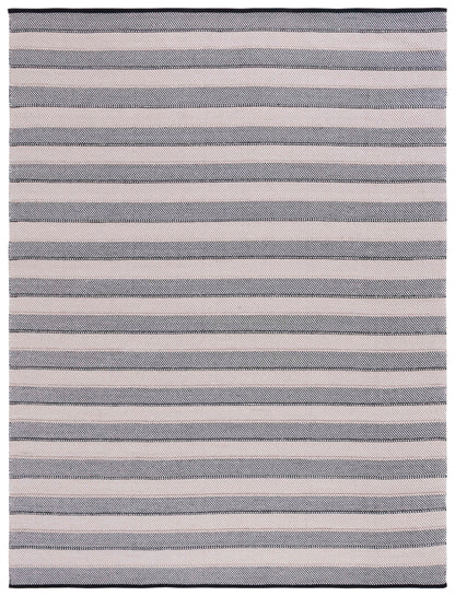 Safavieh Striped Kilim Stk803Z Ivory/Black Area Rug