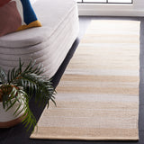 Safavieh Striped Kilim Stk804D Ivory/Gold Rug.