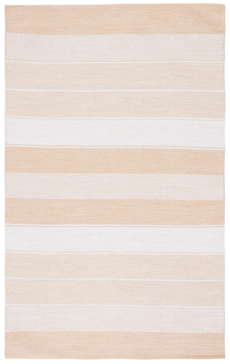 Safavieh Striped Kilim Stk804D Ivory/Gold Rug.