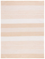 Safavieh Striped Kilim Stk804D Ivory/Gold Rug.