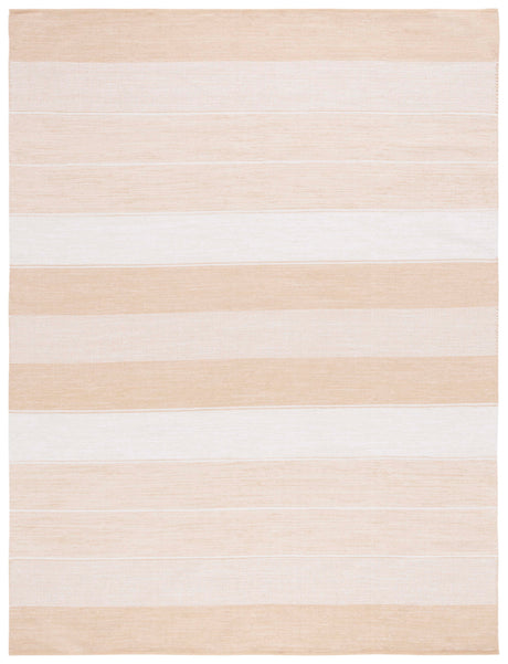 Safavieh Striped Kilim Stk804D Ivory/Gold Rug.