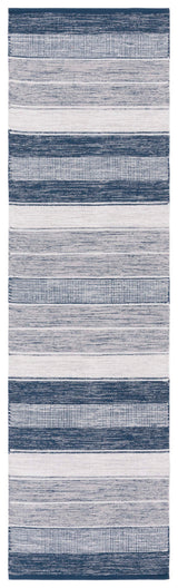 Safavieh Striped Kilim Stk804M Grey/Blue Rug.