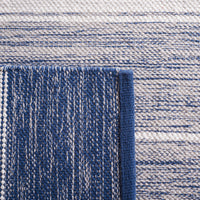 Safavieh Striped Kilim Stk804M Grey/Blue Area Rug