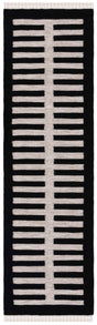 Safavieh Striped Kilim Stk806B Beige/Black Rug.