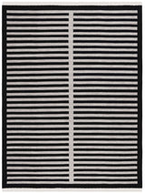 Safavieh Striped Kilim Stk806B Beige/Black Rug.
