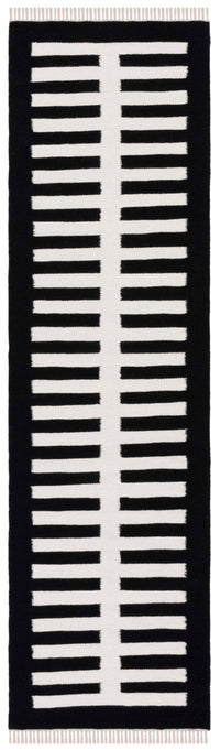 Safavieh Striped Kilim Stk806Z Ivory/Black Area Rug