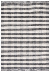 Safavieh Striped Kilim Stk807Z Black/Ivory Area Rug